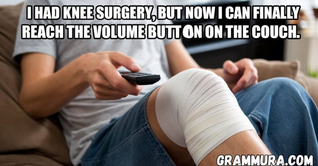  Funny Knee Puns (After Surgery