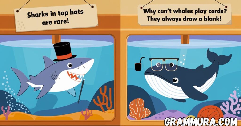 Funny Ocean Puns (For Classroom, Captions