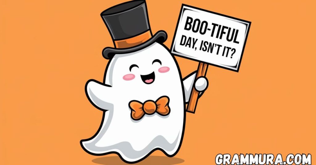 Ghost Puns (Cute, One-Liners, Captions, Love