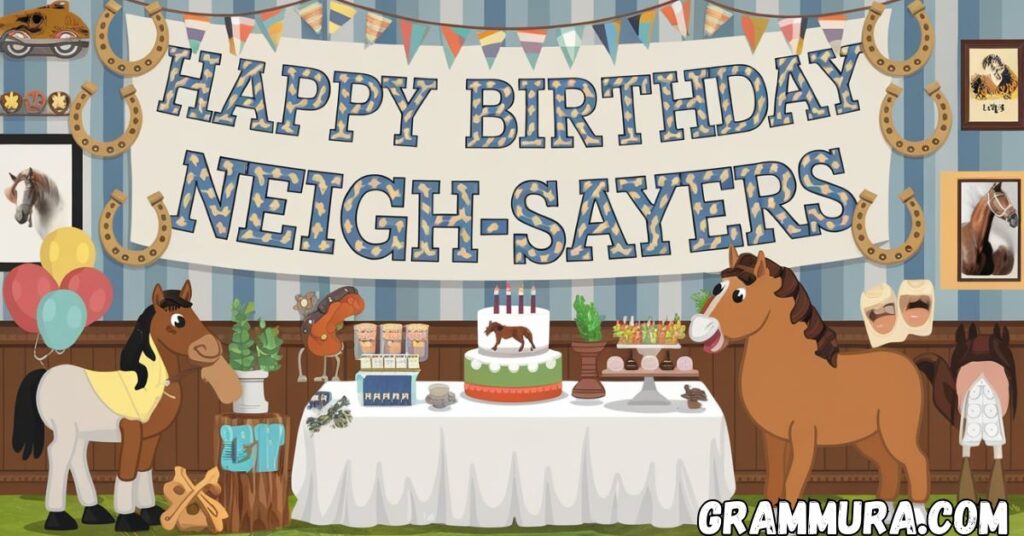 Horse Puns (Names, One Liners, Birthday