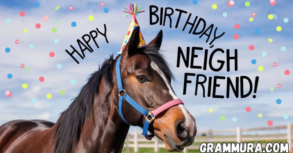 Horse Puns (Names, One Liners, Birthday