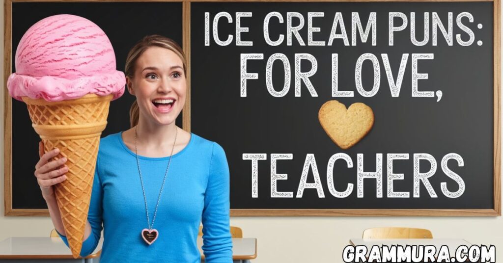 Ice Cream Puns (Short, For Love, Teachers