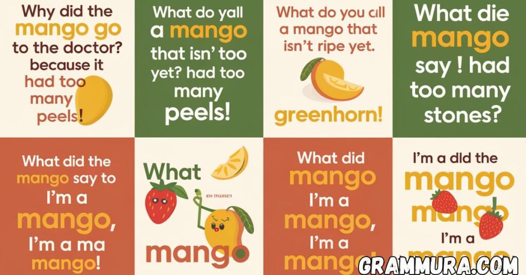 Mango Puns (One Liners