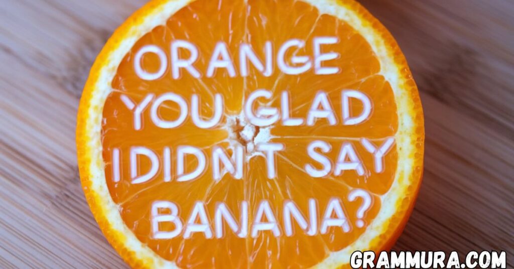Orange Puns (Instagram, Annoying