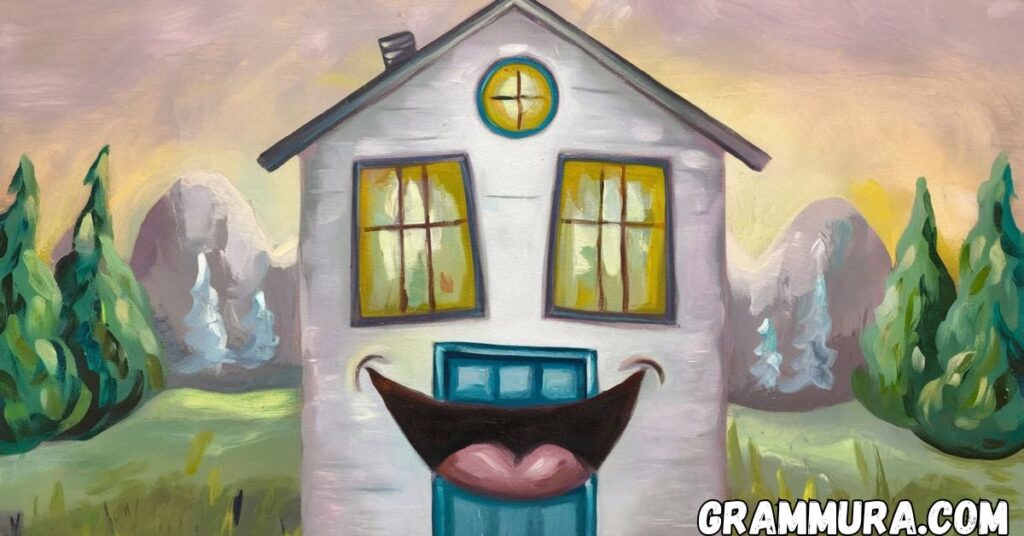 Painting Puns (Face, House