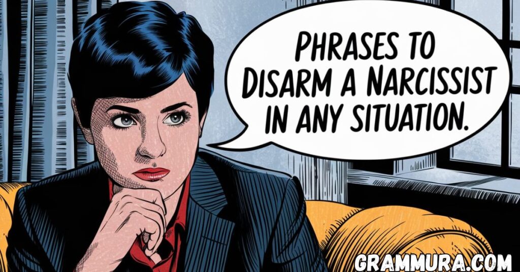 Phrases to Disarm a Narcissist in Any Situation