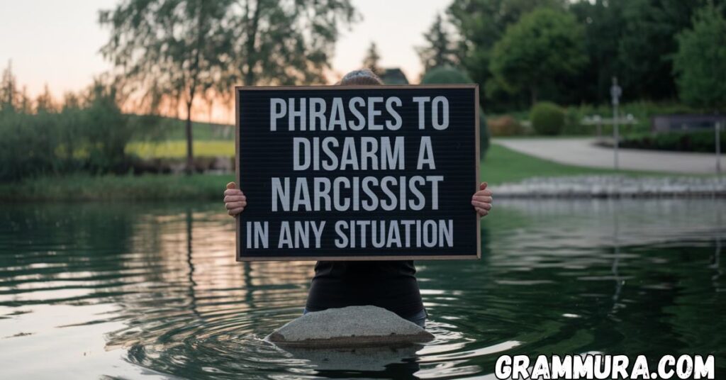 Phrases to Disarm a Narcissist in Any Situation