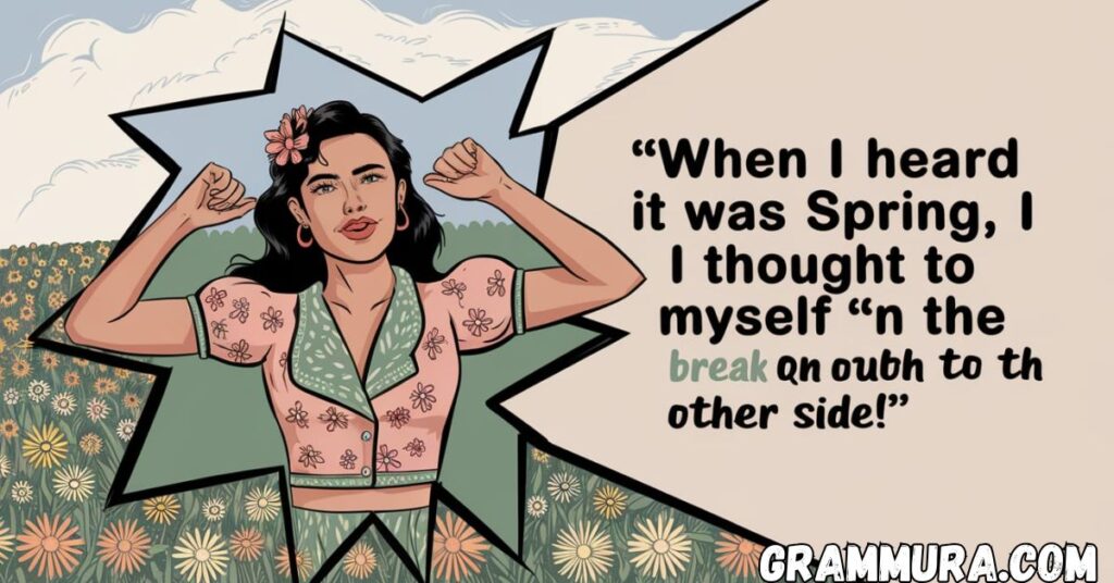 Spring Puns (Season, One Liners, Break