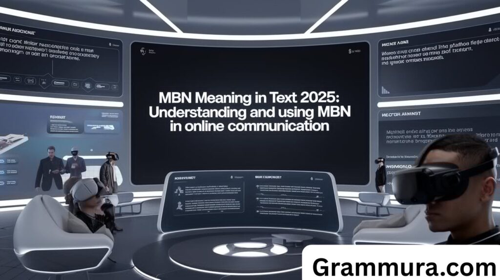 MBN Meaning in Text 2025