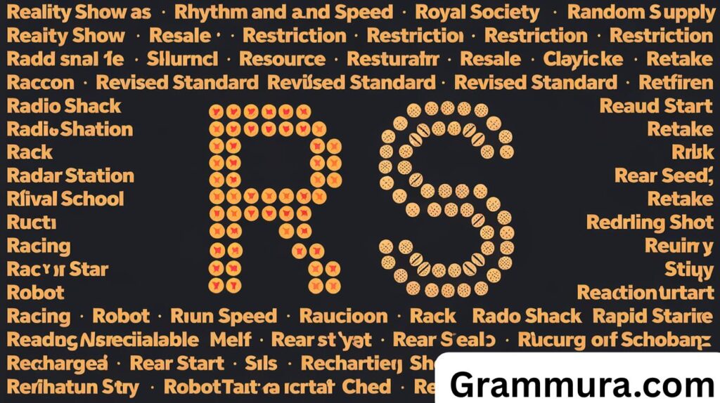 What Does RS Mean in Text