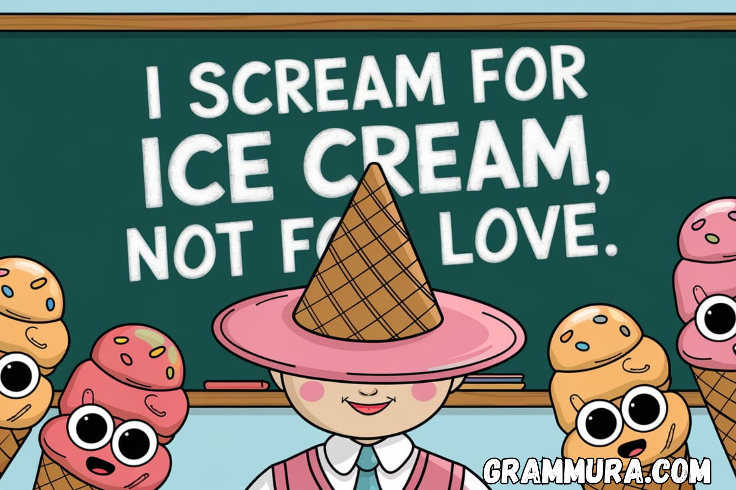 Ice Cream Puns (Short, For Love, Teachers