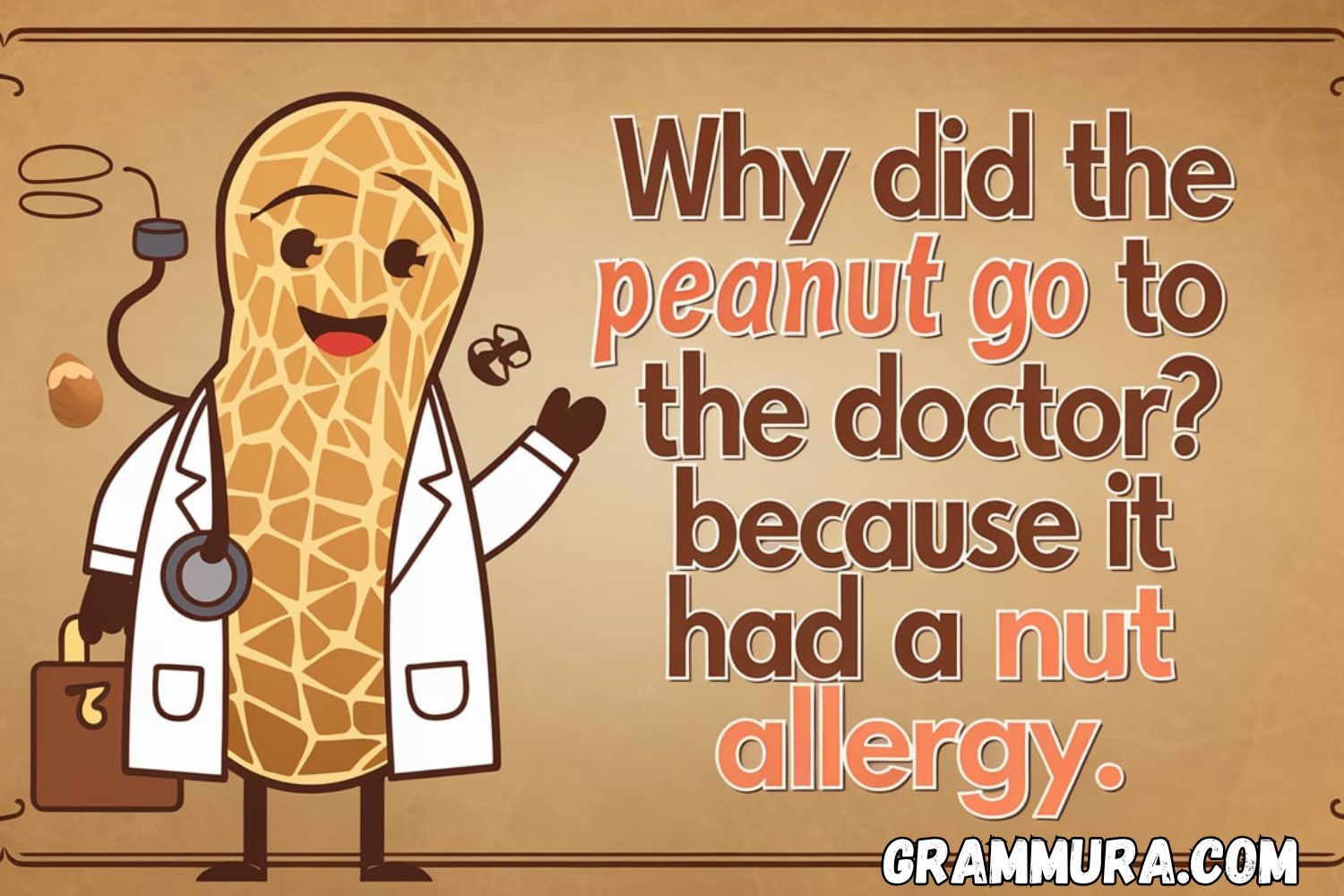 Peanut Puns (One Liners, Allergy,