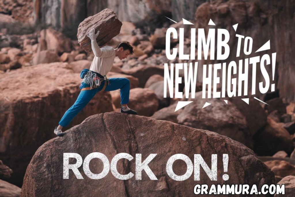 Rock Puns (Climbing, One Liners