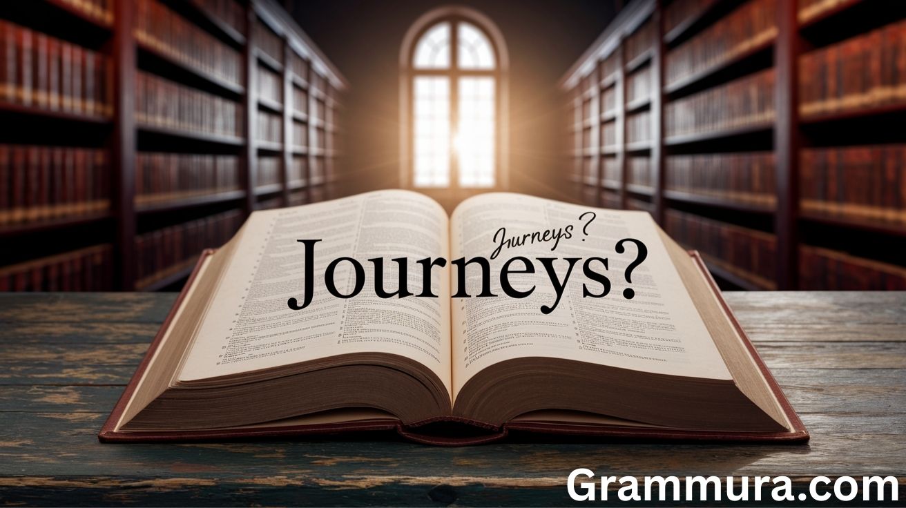 Journeys or Journies? Mastering the Correct Plural Form