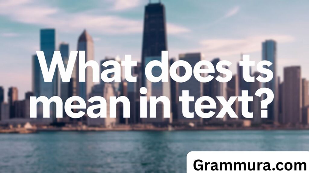 What Does TS Mean in Text
