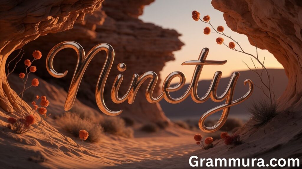 Ninety or Ninty