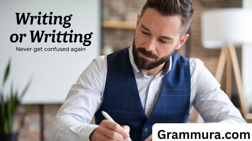 Writing or Writting Never Get Confused Again