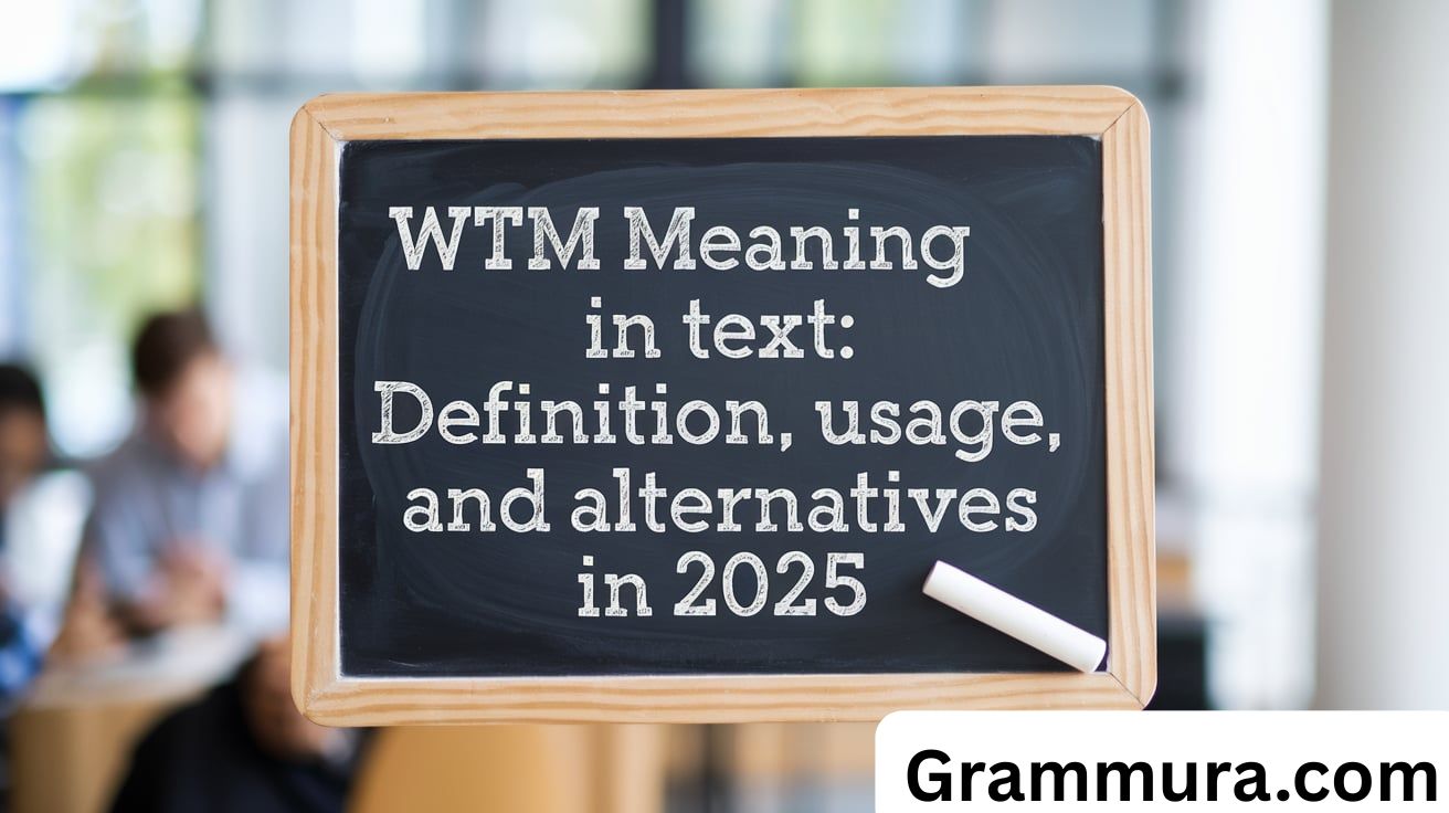 wtm Meaning in Text